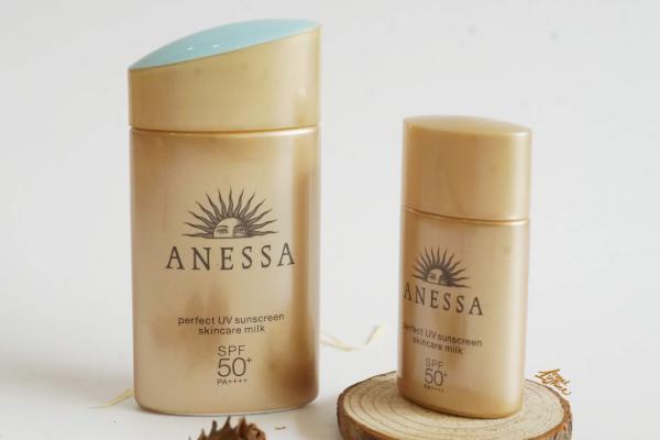 anessa perfect uv sunscreen skincare milk spf 50+ pa++++ 600k 60ml