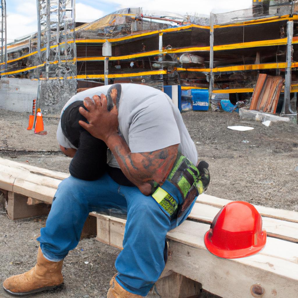 A construction worker in the Bronx consulting with a construction accident lawyer to pursue compensation for their injuries.